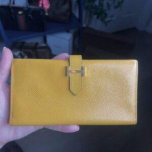 Hermes Long Leather Wallet